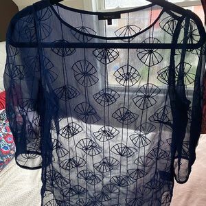 Sheer blouse